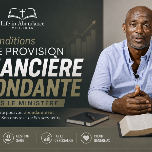 Les conditions d'une provision financière abondante dans le ministère
